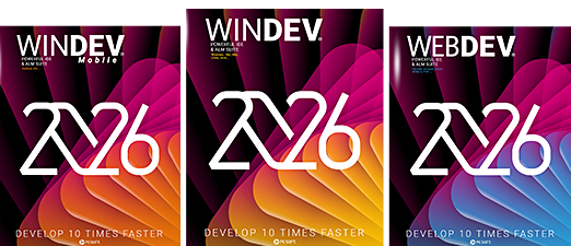 WINDEV, WEBDEV and WINDEV Mobile 2026 packages